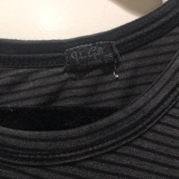 gray and black soft brandy tee - Picture 2 of 3